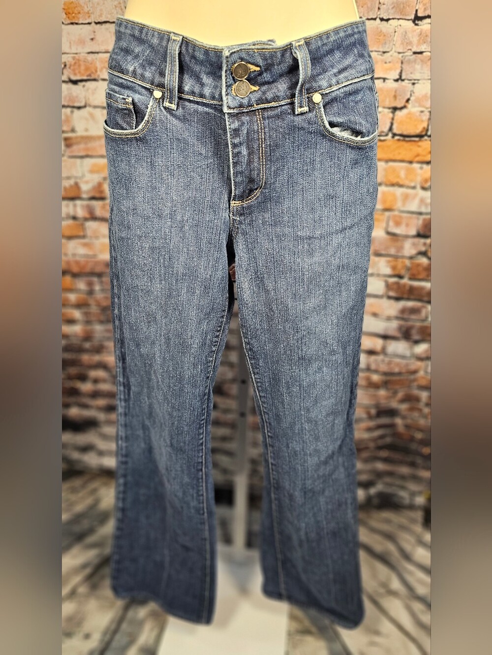 PAIGE Premium Denim Size 29 Bootcut Jeans Medium Wash Stretch Made in USA